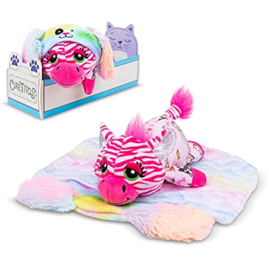 Cutetitos | Sleepitos | Snuggle Plush Bedtime Toys, Children's Toys, Surprise Stuffed Animals, Collectable Scented Plush Toys, 18 cm Soft Toy for Girls and Boys Ages 3+ | Basic Fun 39309