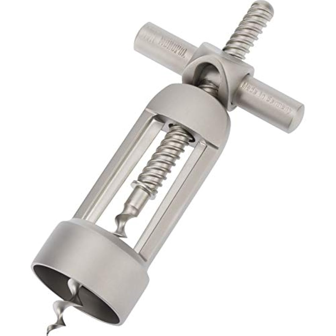 Westmark Bell Corkscrew with Cork Remover, Monopol Edition, steel/die-cast zinc, Barolo, satin finish, 62603380