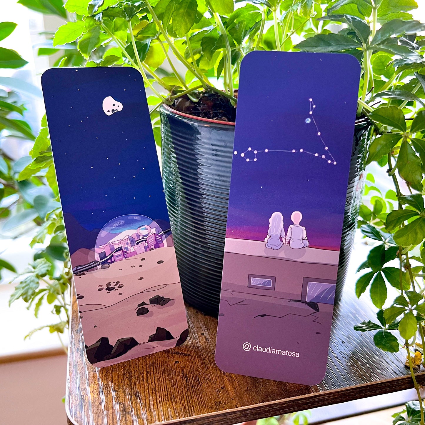 Double-Sided Sci-Fi Art Bookmark Bundle