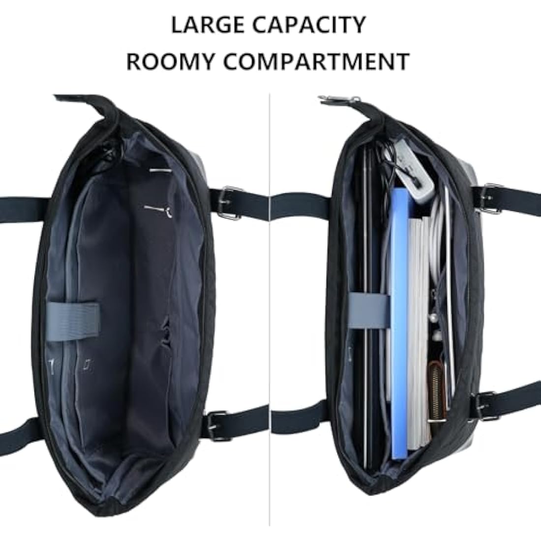 KROSER Laptop Tote bag 15.6 Inch Large Shoulder Bag Lightweight with USB Charging Port Water-repellent Nylon Computer Tote Bag Women