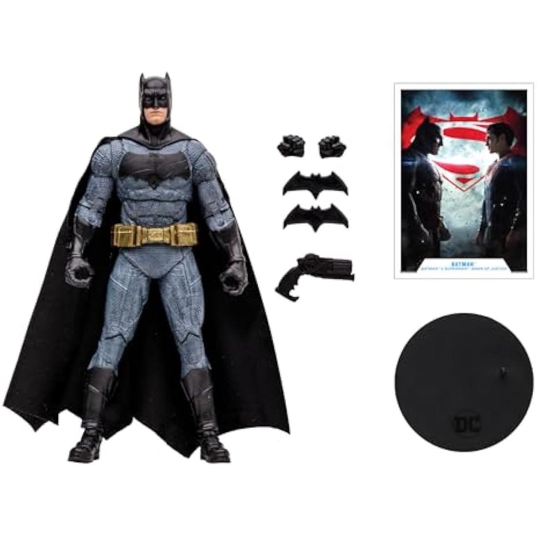 McFarlane Toys DC Multiverse Batman (Batman v Superman: Dawn of Justice) 7" Inch Action Figure – Incredibly Detailed Collectible Based on the DC Multiverse – Ideal for Fans and Collectors