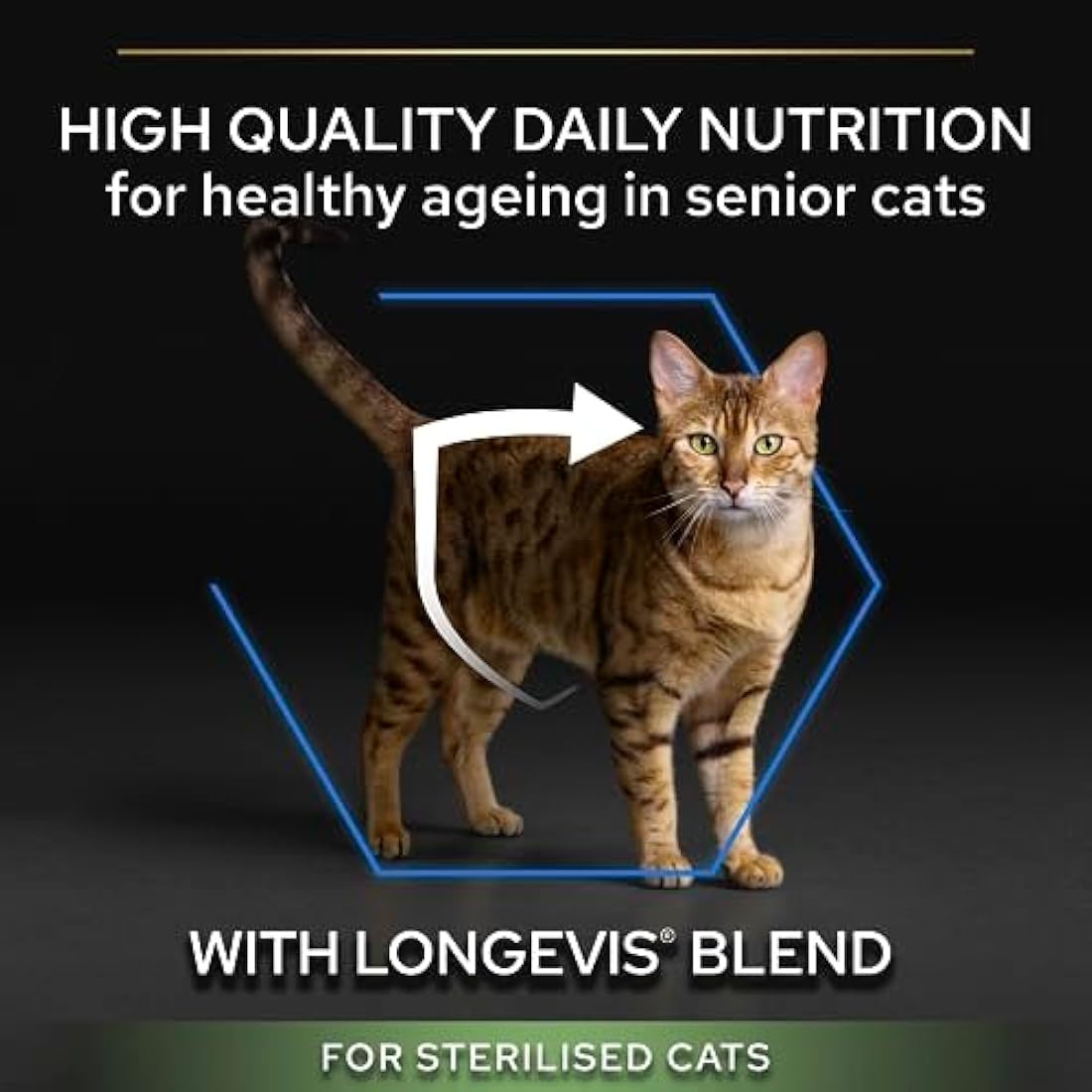 PRO PLAN Senior 7+ Sterilised Longevis Turkey Dry Cat Food 3kg