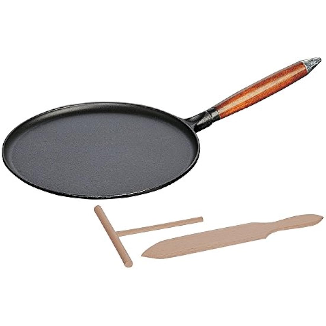 STAUB Pancake Pan Round 28cm Black