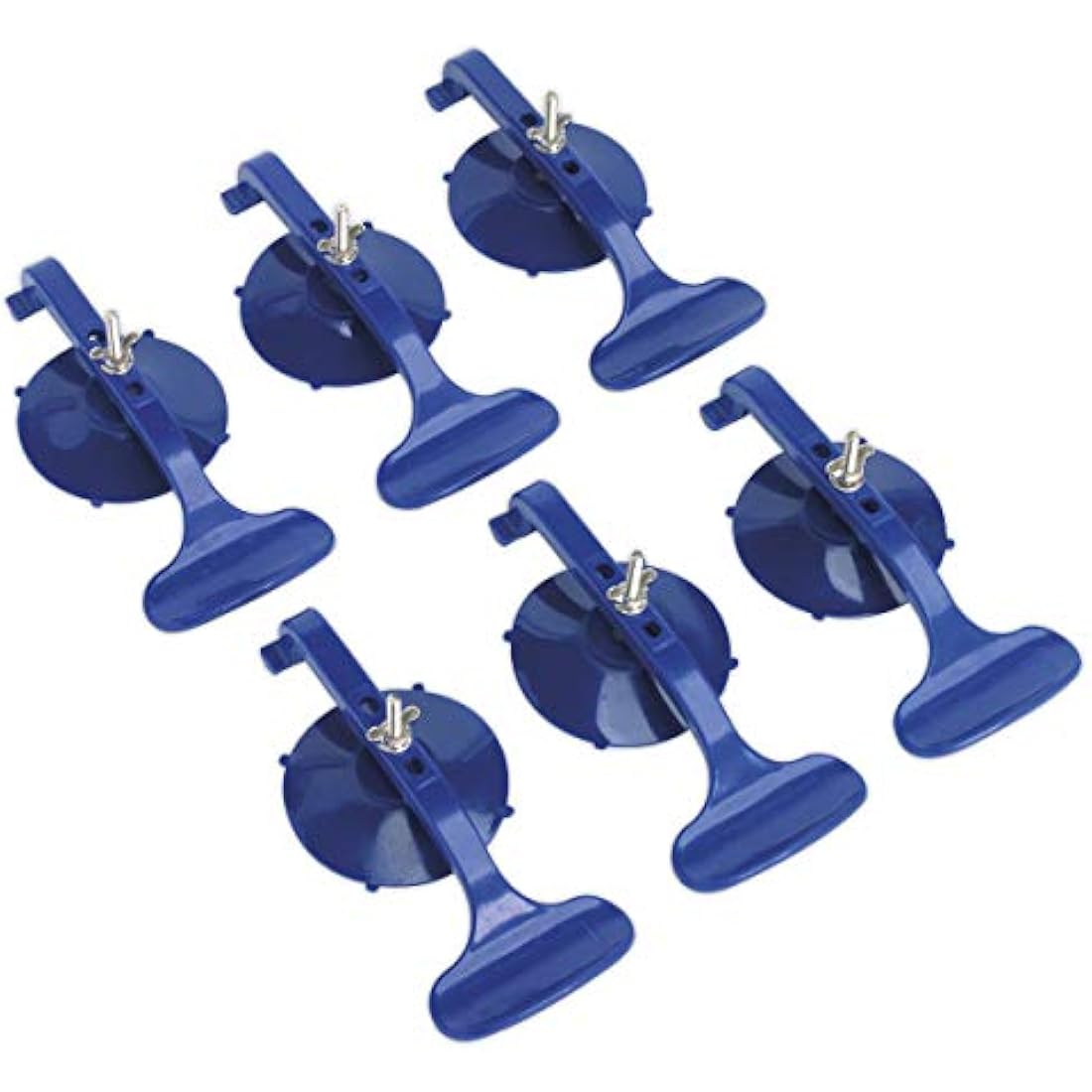 Sealey Suction Clamp Set, 81mm x 258mm x 193mm, Blue, 6 Pieces - RE006