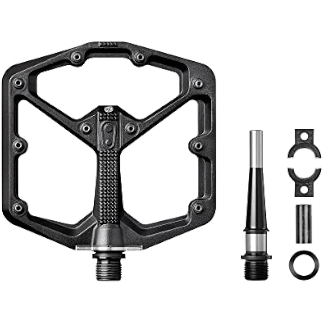 Crankbrothers Stamp MTB Pedal, Black, Metal, Adult, Mountain Bike