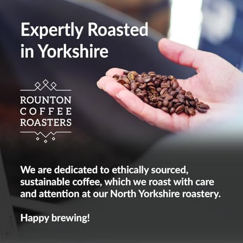 Rounton Coffee Roasters | 1kg Coffee Beans Granary Blend | 100% Arabica Medium Roast Beans | Freshly Roasted Speciality Coffee Bags | Roasted in Yorkshire
