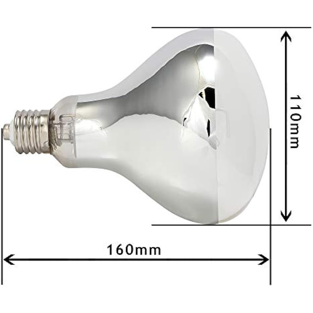 Komodo Solar D3 UV Basking Bulb Heat and Light Bulb for Desert & Tropical Reptile Habitats, Terrarium & Vivarium Lighting 125W