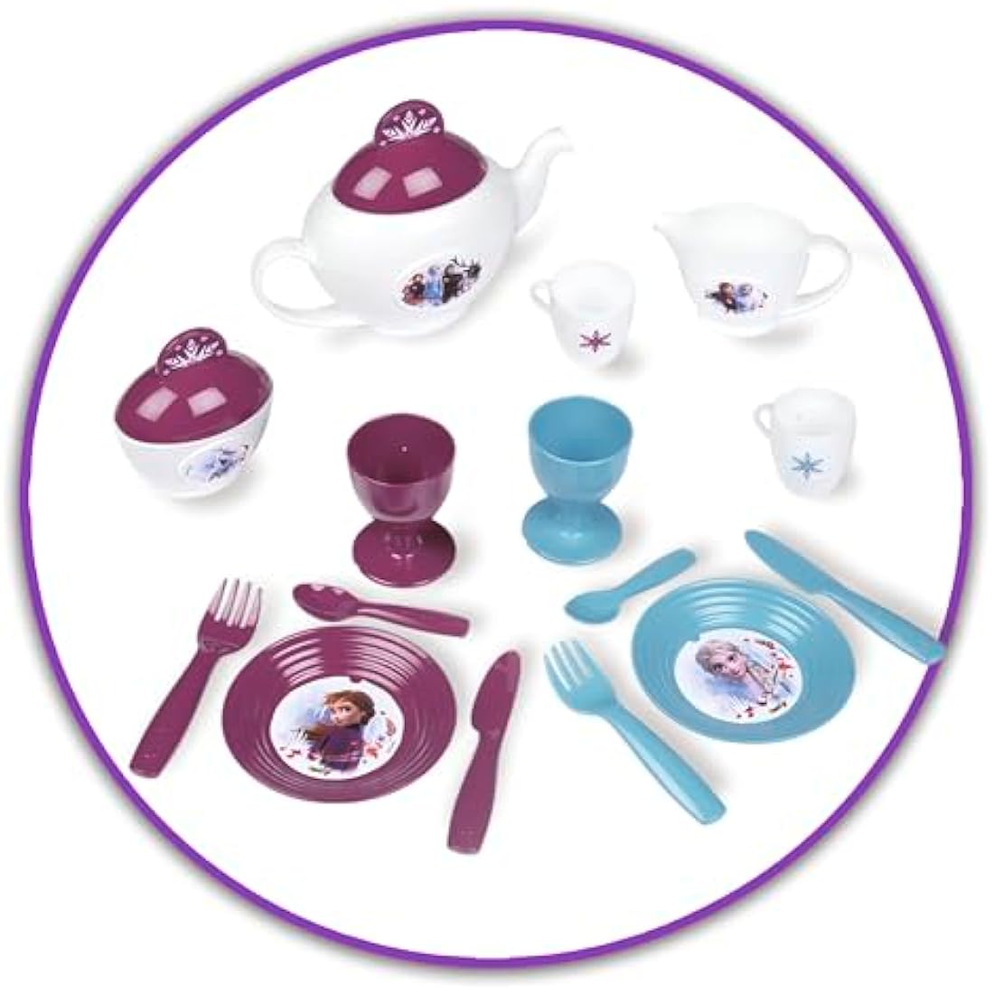 Disney Frozen 2 Pretend Play Kids Toy Tea Trolley Includes 17 Accessories Including Tea Set On Wheels, Play Cutlery and Removable Tray For Children From 3+