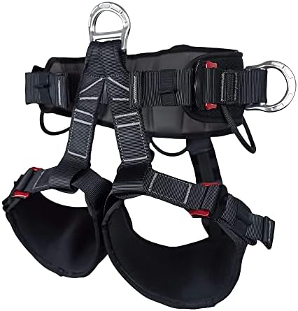 SOB Climbing Harness - High-Strength Polyester Safety Belt, Multi-Purpose for Mountaineering, Caving, Fire Rescue Equip