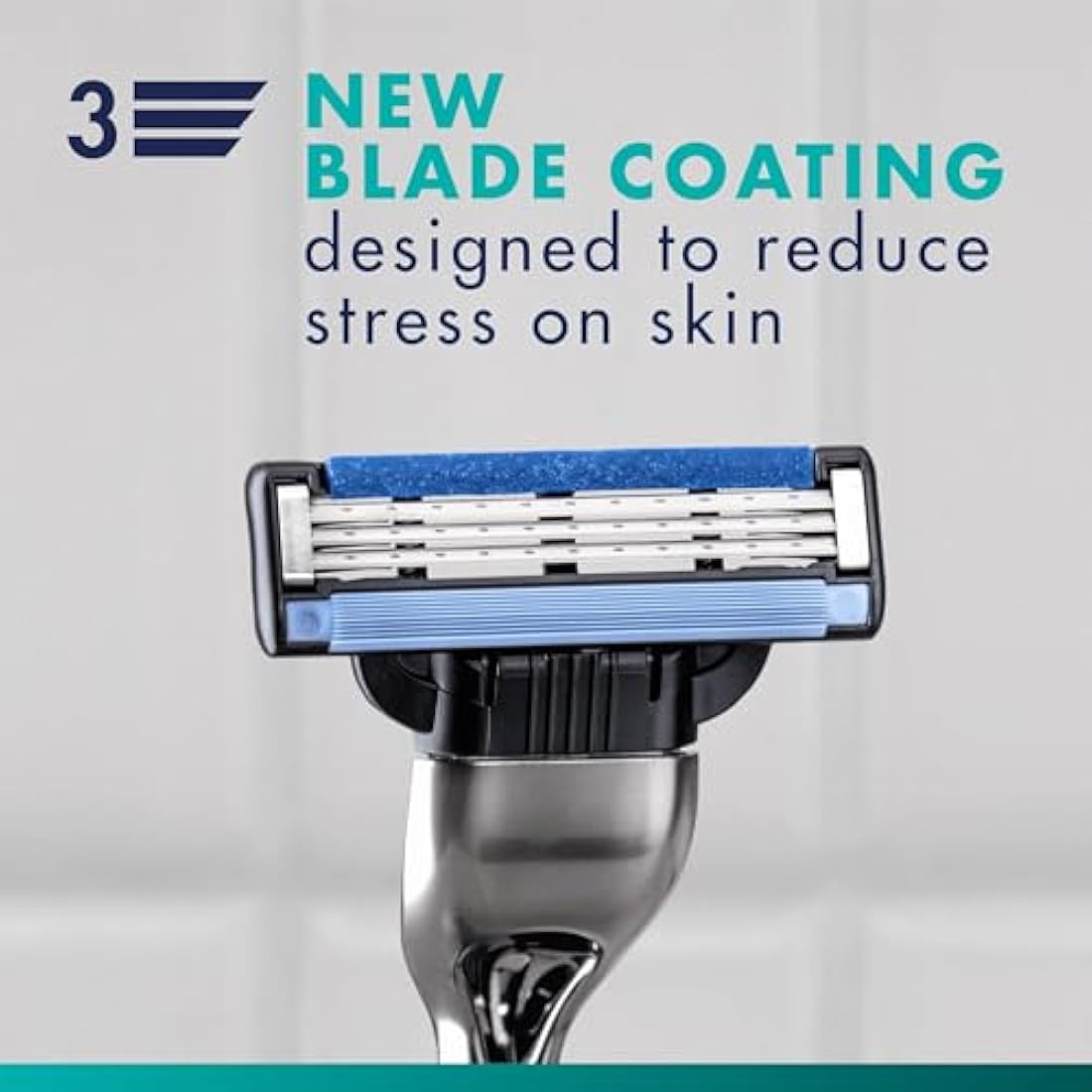 Gillette Mach3 Razor Blades Men, 12 Razor Blade Refills, Compatible with Gillette Mach3 Razors for Men