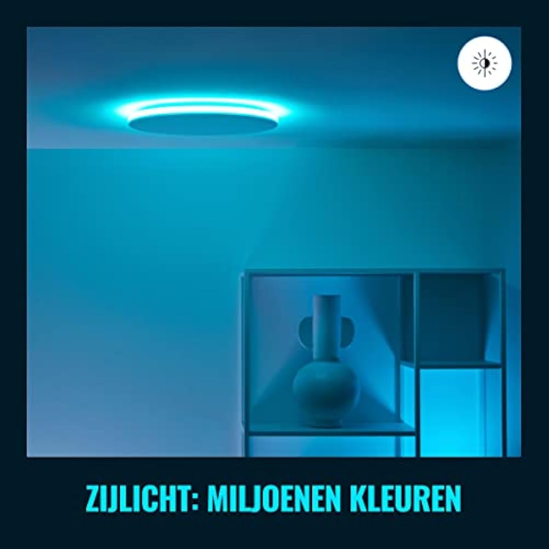 WiZ Smart Colour Arca Ceiling Light. [White], Smart LED Connected WiFi Works with Alexa, Google Assistant & HomeKit, App Control for Indoor Home Lighting, Livingroom and Bedroom