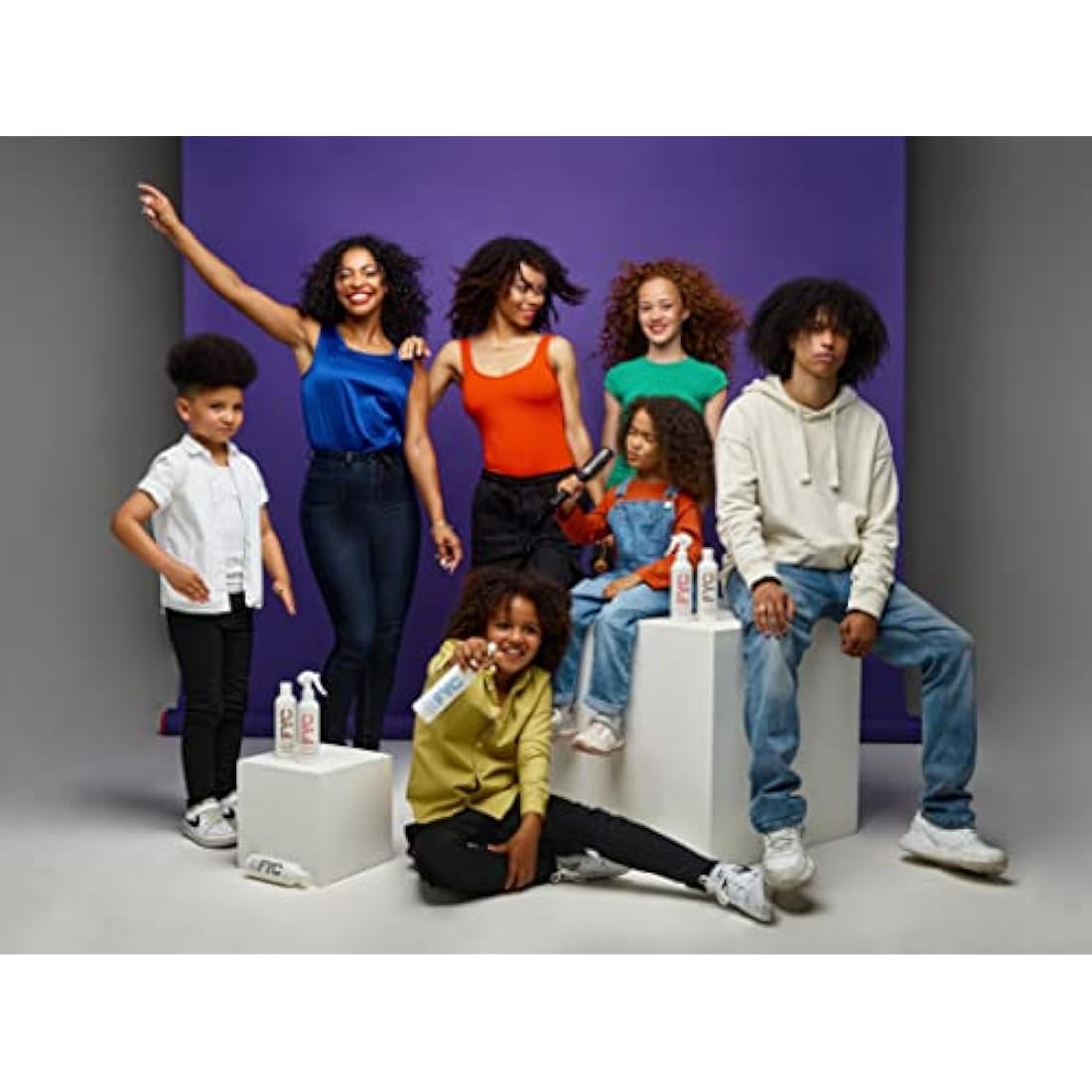 FYC Curly Hair Care Bundle | 4 x 250ml – Shampoo, Conditioner, Leave-In & Detangle Spray | Hydrates, Nourishes Scalp & Tames Frizz | Sulphate-Free, Vegan | Salon-Quality for Curly & Coily Hair
