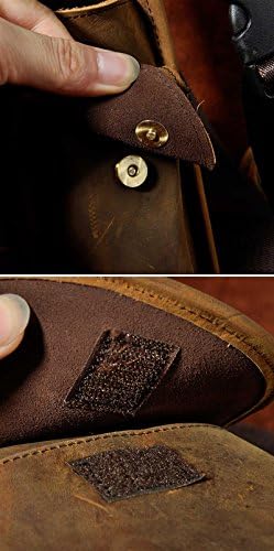 Le'aokuu Mens Genuine Leather Motorcycle Cycling Hip Bum Fanny Belt Waist Pack Drop Leg Thigh Messenger Bag 3109