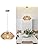 LynPon Bohemian Woven Rattan Pendant Light, Hand-Worked Cage Chandelier Farmhouse Natural Mini Rattan Lamp for Living Room Bedroom Kitchen Entryway