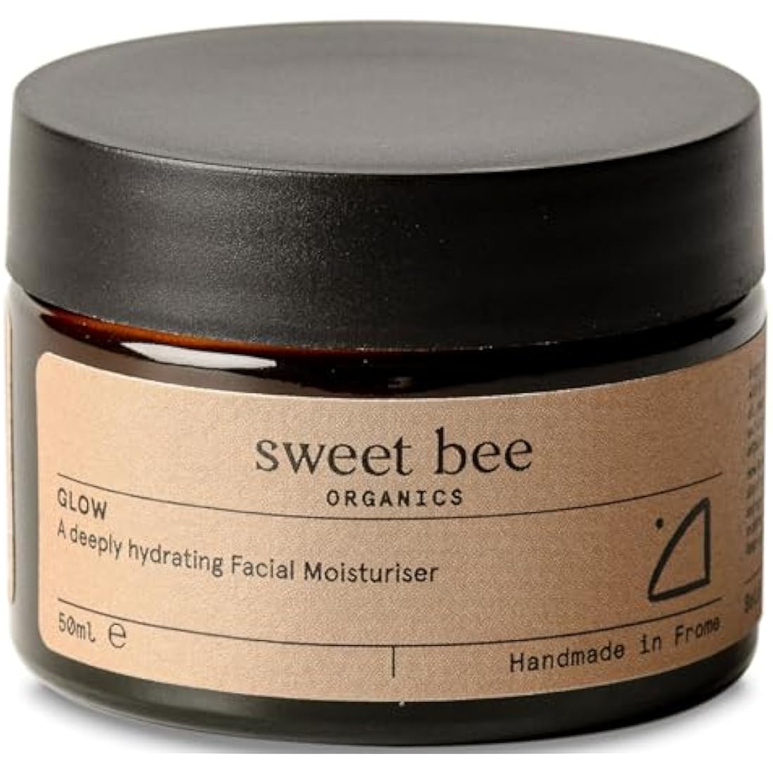 Sweet Bee Glow Face Cream – Brightening Face Moisturiser with Tremella & Organic Rosehip Oil – Nourishing Facial Moisturiser for Dry Skin, Radiance & Smooth Texture – 50ml