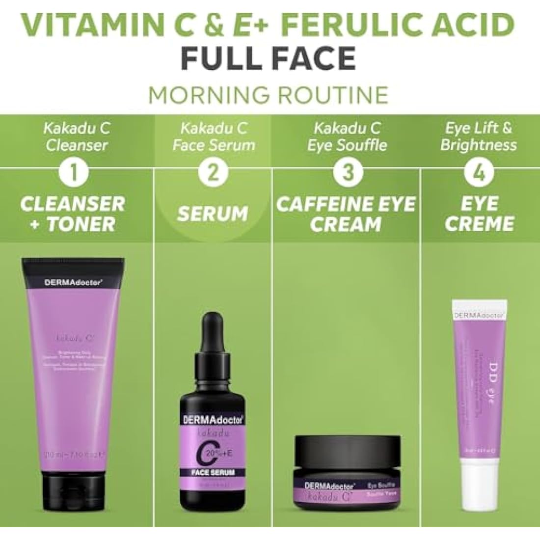 DERMAdoctor Kakadu C Vitamin C Serum – Brightening Anti-Aging Face Serum for Dark Spots, Uneven Skin Tone & Fine Lines – 30 Millilitres (20282-7)