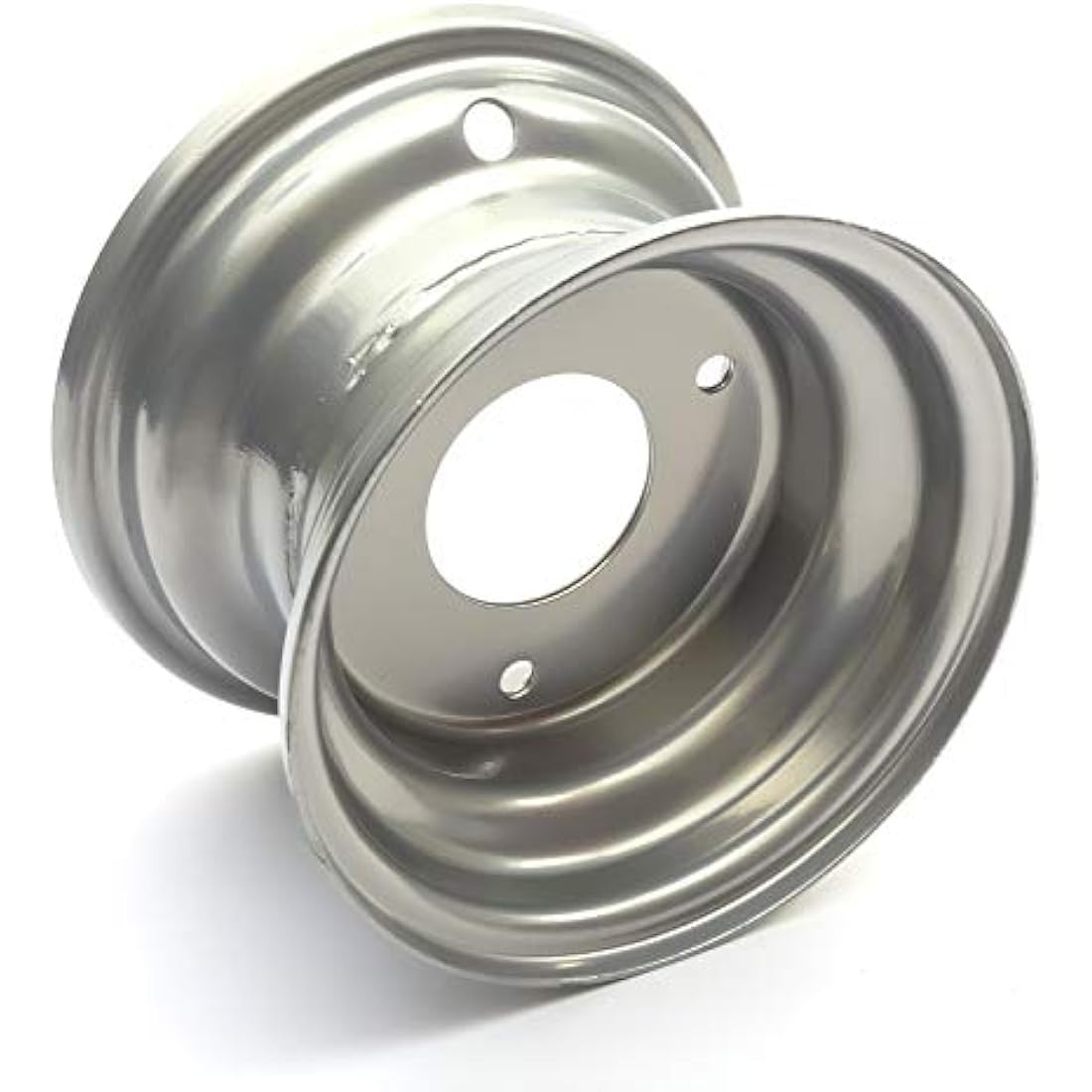 Steel Wheel Rim In Silver For Kids Quad Bikes 50cc 70cc 90cc ATV's Fits Tyre Size 145x70-6 Centre Hole is 54mm