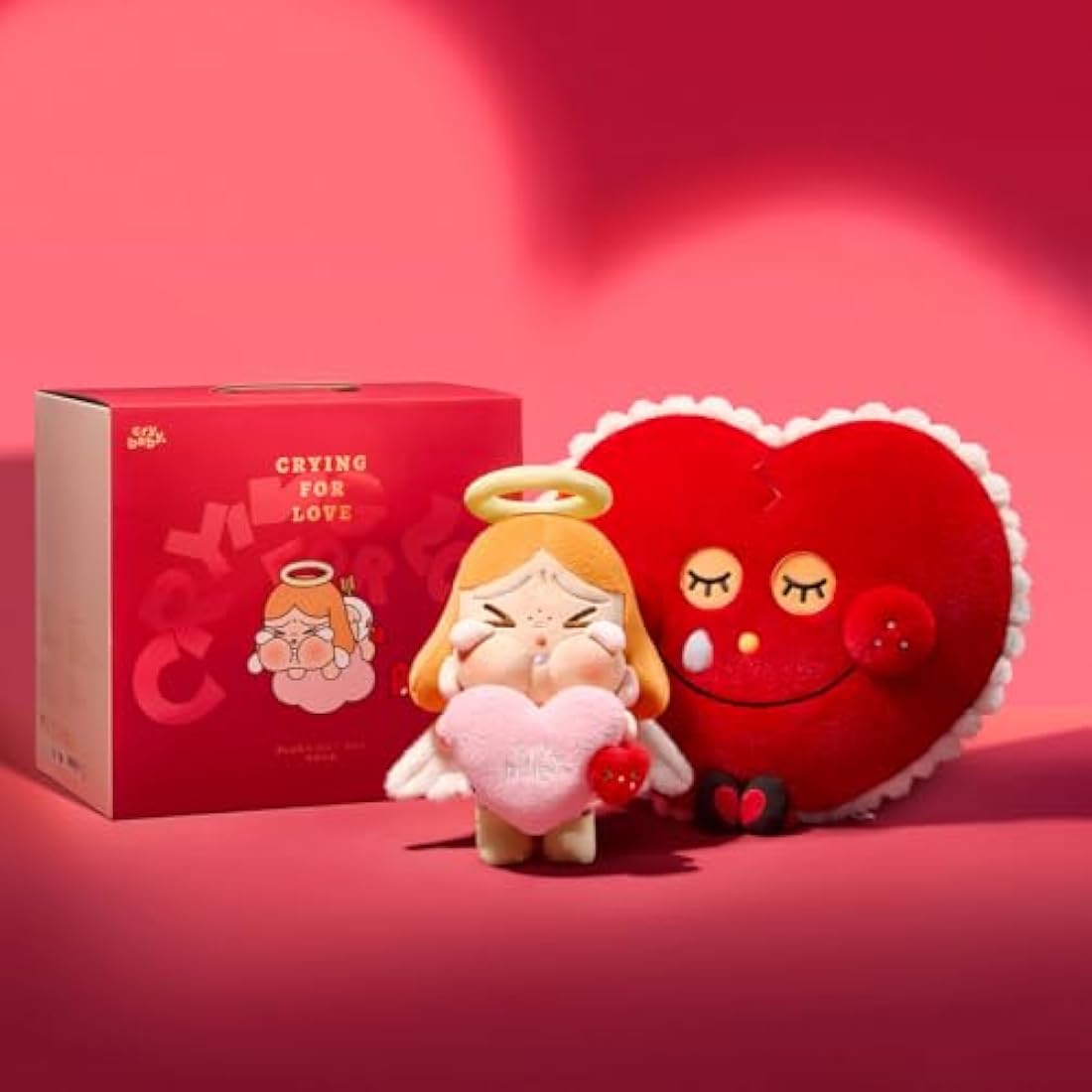 POP MART CRYBABY Crying for Love Series-Plush Gift Box 1Box Premium Design Gifts for Women Fan-Favorite Collectible Chic Art Toy Action Figure