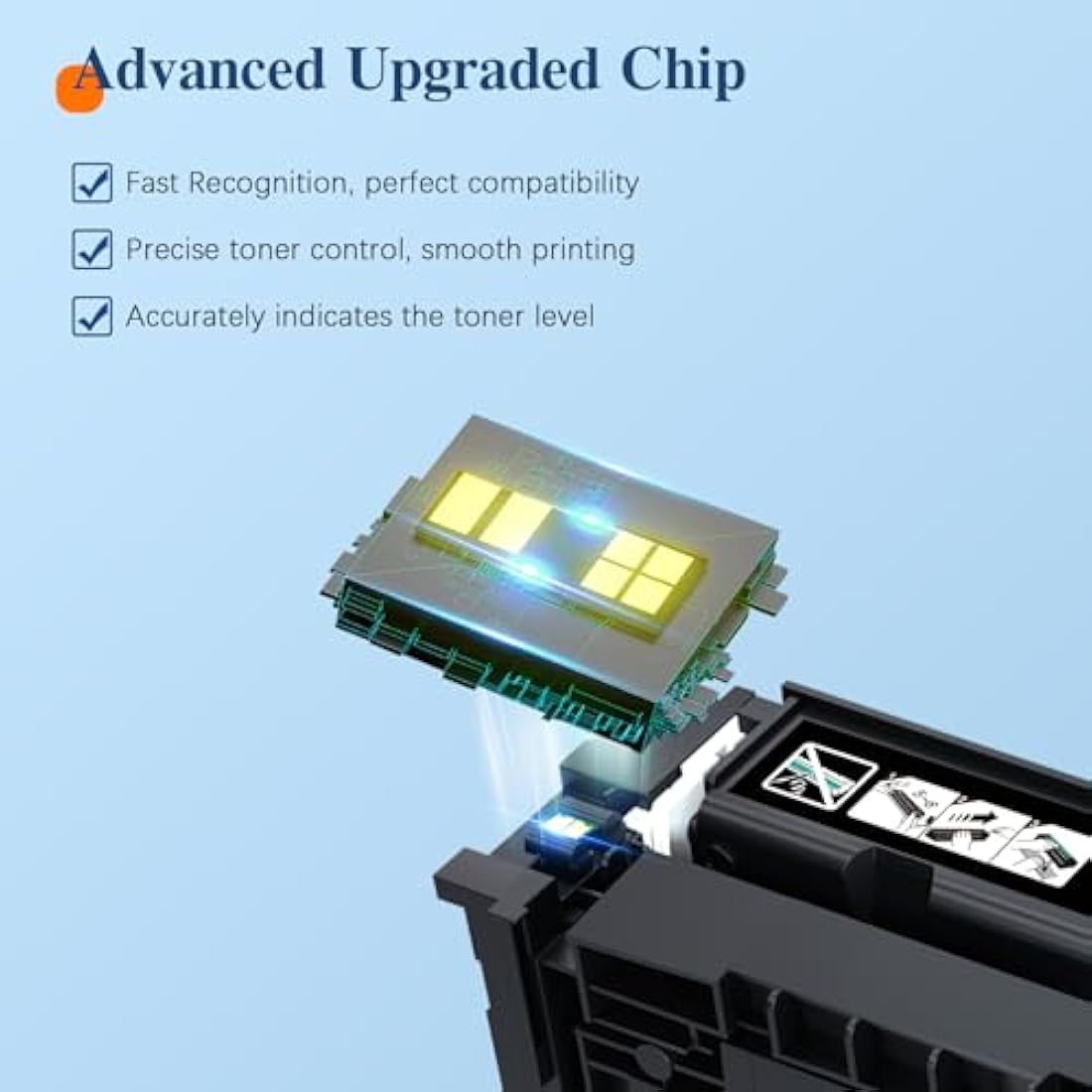ColorKing Compatible for HP 201X 201A Toner Cartridges Replacement for HP LaserJet Pro M252dw Toner MFP M277n Toner M277dw M274n MFP M252n M277c6 CF400X CF400A CF401X (Black Cyan Yellow Magenta)
