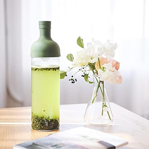 Hario FIB-75-OG Filter in Tea/Water, Green, 10 x 10 x 25 cm