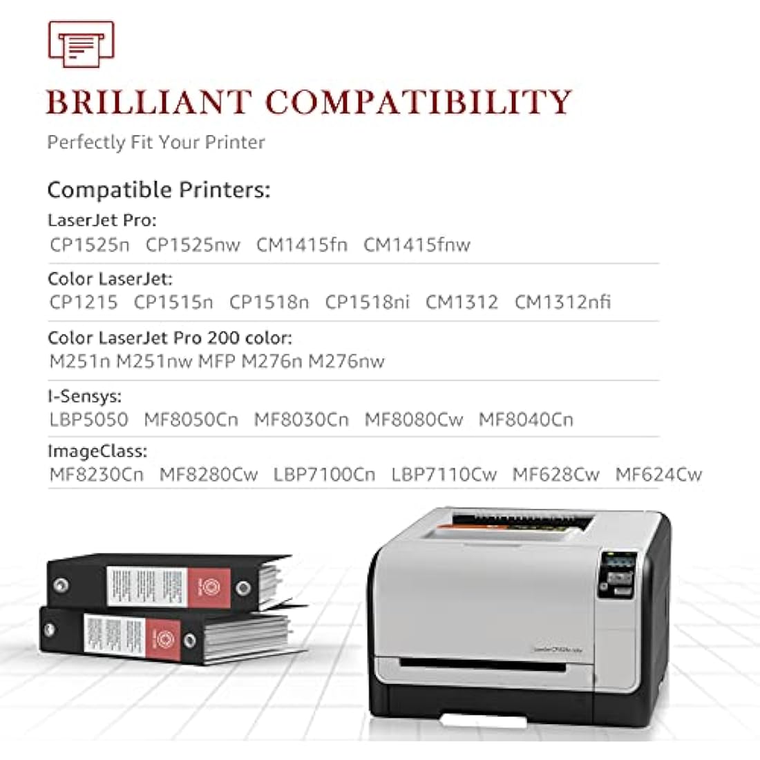 Toner Kingdom Compatible Toner Cartridge for HP 131X CF210X CF210A 131A for HP LaserJet Pro 200 Color M251n M251nw M276nw,128A CF320A CM1415FNW CP1525N,125A CB540A CP1515n CP1215
