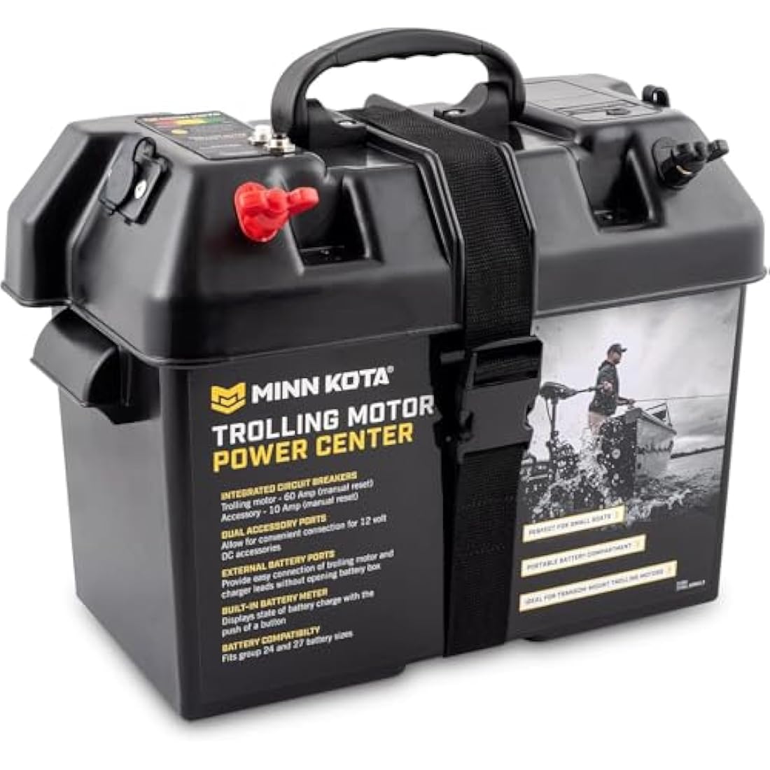 Minn Kota Trolling Motor Power Center - Black/Red