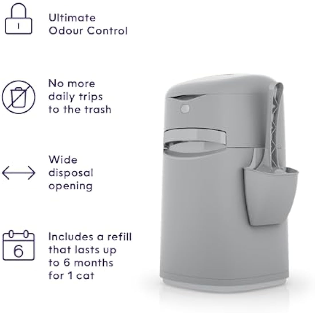 Litter Genie Easy Roll Bin with 1 Refill