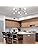 ASHUAQI Sputnik Ceiling Light, 8 Lights Chrome Ceiling Lights Living Room, E27 Modern Semi Flush Industrial Light Fittings Ceilings, Chandelier for Bedroom, Kitchen, Dining Room, Hallway, Lounge
