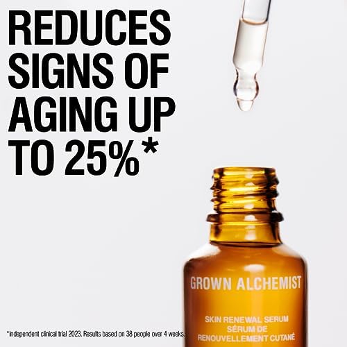 Grown Alchemist Skin Renewal Face Serum - Niacinamide Serum with Echinacea, Reishi Mushroom Antioxidant for Skin Barrier Protection - Hydrating Hyaluronic Acid, Anti Aging and Anti Wrinkle 25ml
