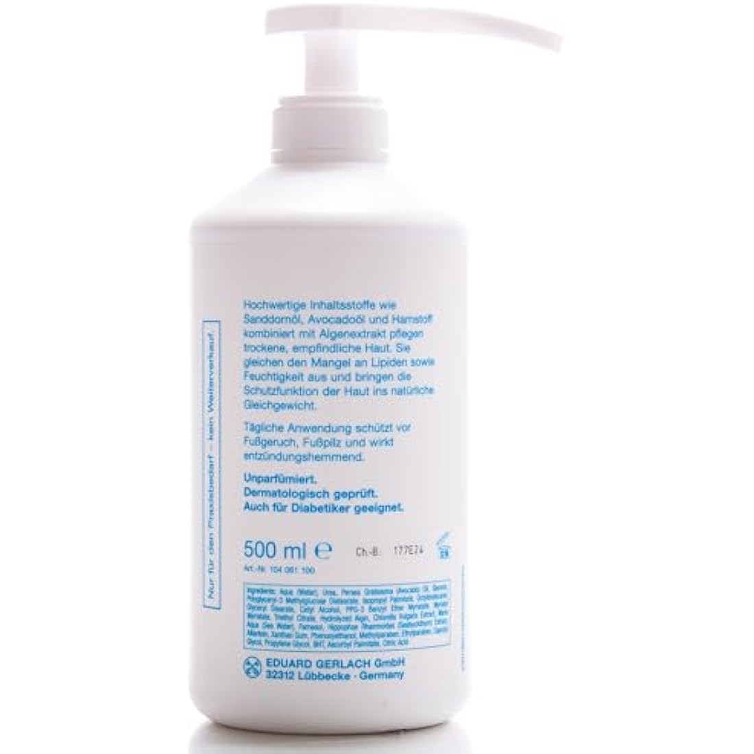 Gehwol Gerlach Med Lipidro Foot Cream 500ml