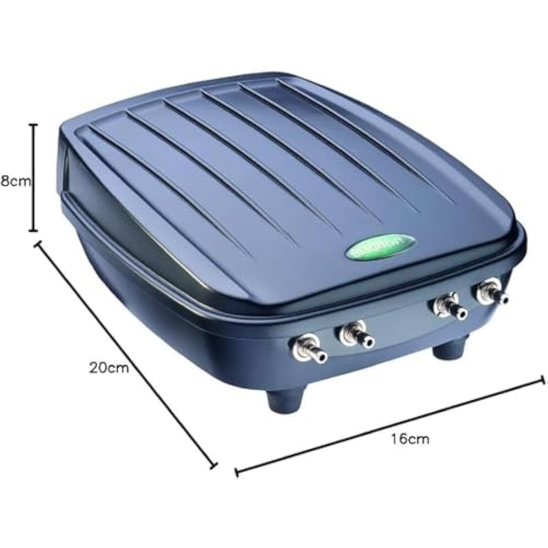 Blagdon Pond Water Oxygenator Kit, 4 Outlet Aeration Air Pump for Medium Ponds up to 4000 litres,Black