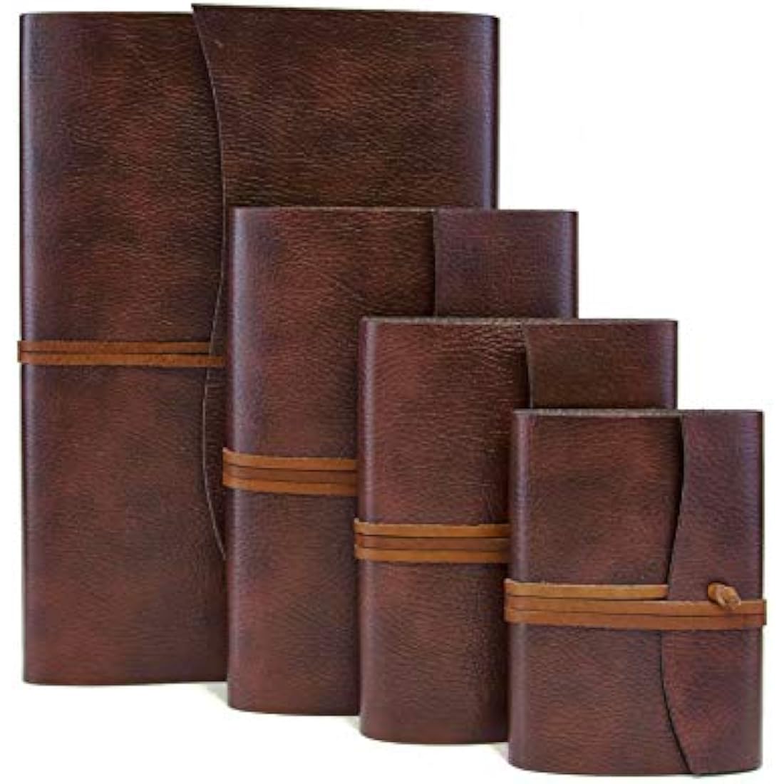 Tivoli Liscio A4 Large Recycled Leather Journal, A4 (21x30 cm) Brown