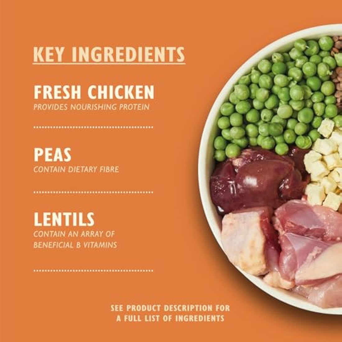 Lily's Kitchen Natural Adult Dry Dog Food Chicken & Duck Grain-Free Recipe 4 x 1kg