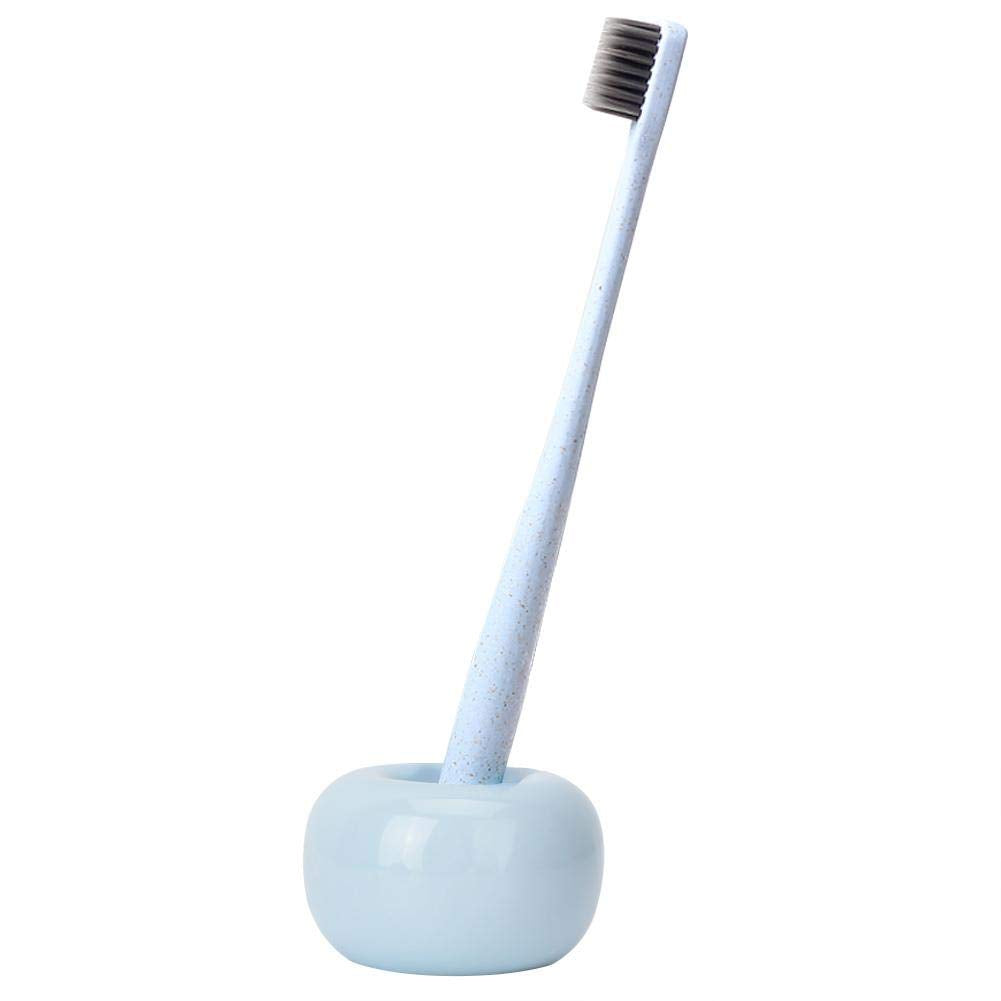 Donut Ceramic Toothbrush Holder, Mini Novel Candy Color Cute Multi-functional Toothbrush Base Toothbrush Holder Stand for Couple Kids