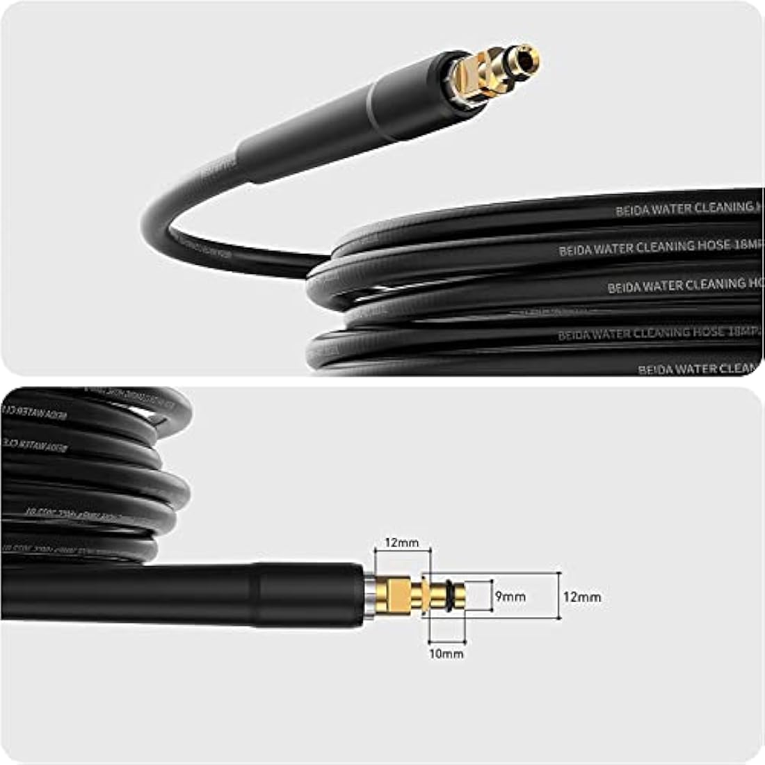 Stone Banks 15m Pressure Washer Hose for Karcher Quick Connect System, High Pressure Washer Replacement Hose for Kärcher K2 K3 K4 K5 K6 K7,Pressure Washer Accessory for Kärcher
