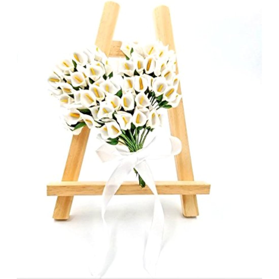 JZK 144 Foam white calla lily small artificial flowers for crafts favour box gift box card making embellishment decoration for wedding birthday Christmas party