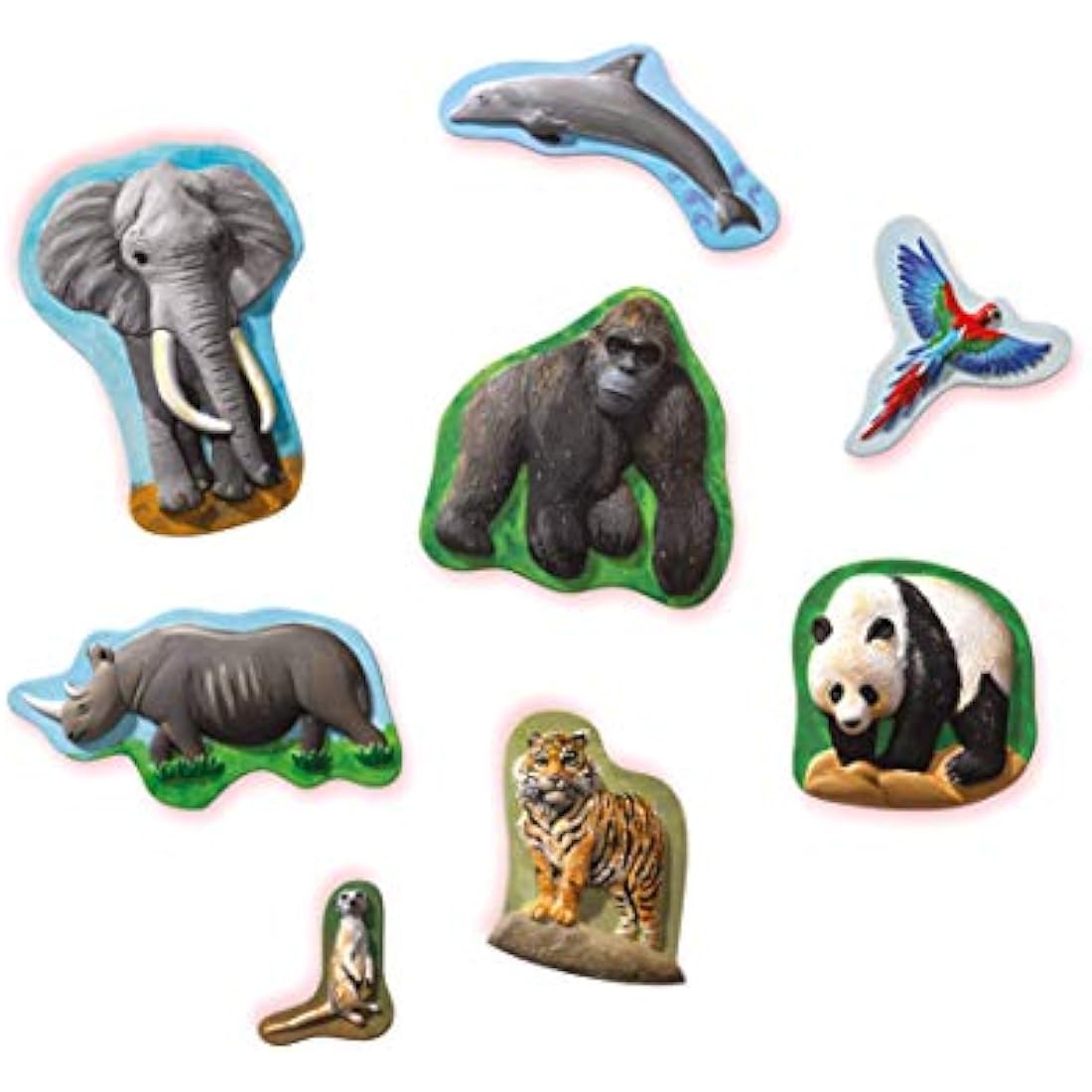 SES Creative 1132 Casting & Painting Animals, Mixed Colours, for 5 years to 9 years