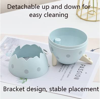 Table Trash Bin Mini Dinosaur Egg Tray Mini Desk Waste Paper Bin Wash Bin Cosmetic Mini Waste Paper Bin Desktop Desk Mini Storage Box 2 Pieces