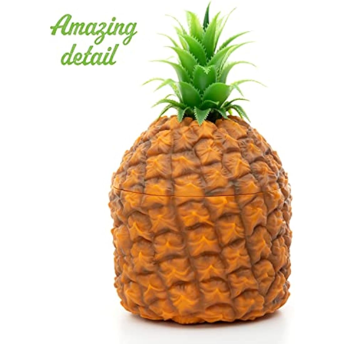 CKB Ltd Retro Pineapple Ice Bucket Insulated 1500ml - Vintage Hawaiian Fruit Themed Centre Piece - Used to Chill Bottles But Can Also Be Used for Chopped fruit Ice Desserts & more