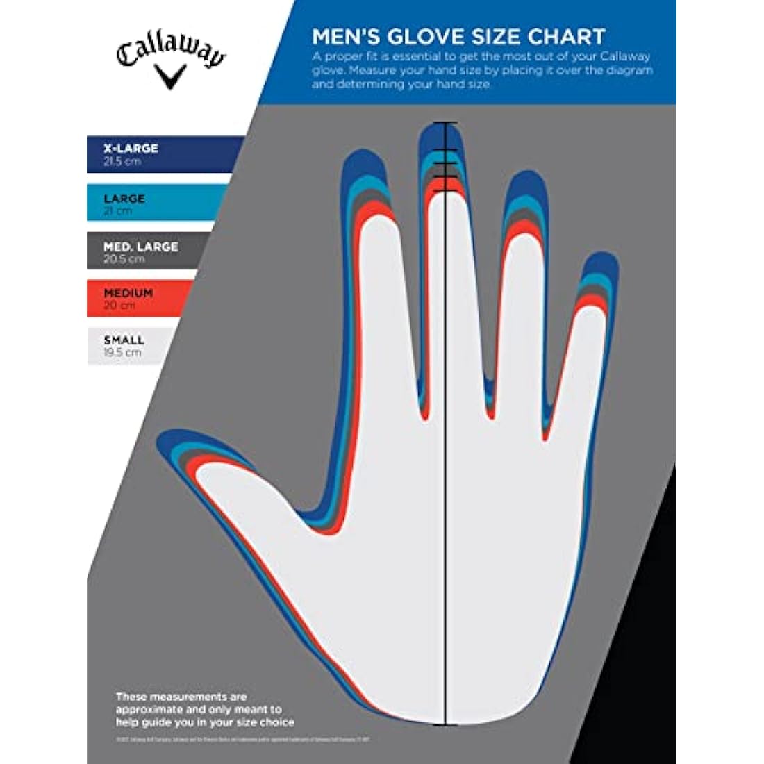 Callaway Golf Weather Spann Glove 2023