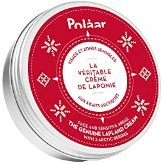 Polåar - Face and Sensitive Areas Cream - The Genuine Lapland Cream with 3 Arctic Berries - Natural Moisturizing Face Care - Vegan, Cruelty Free, Made in France - 100 ml