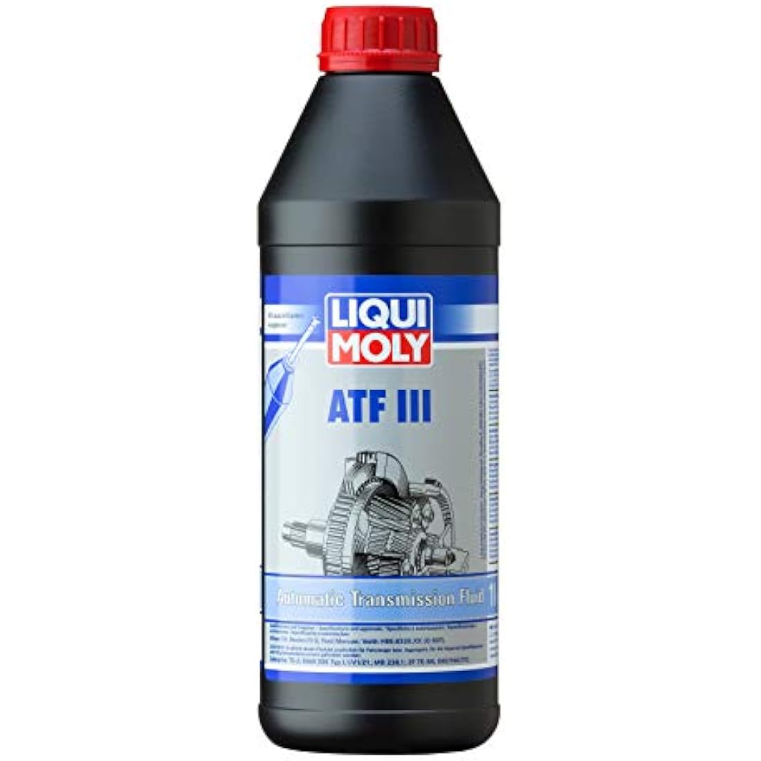 LIQUI MOLY ATF III | 1 L | Gear oil | Hydraulic oil | SKU: 1043, Black (Black)