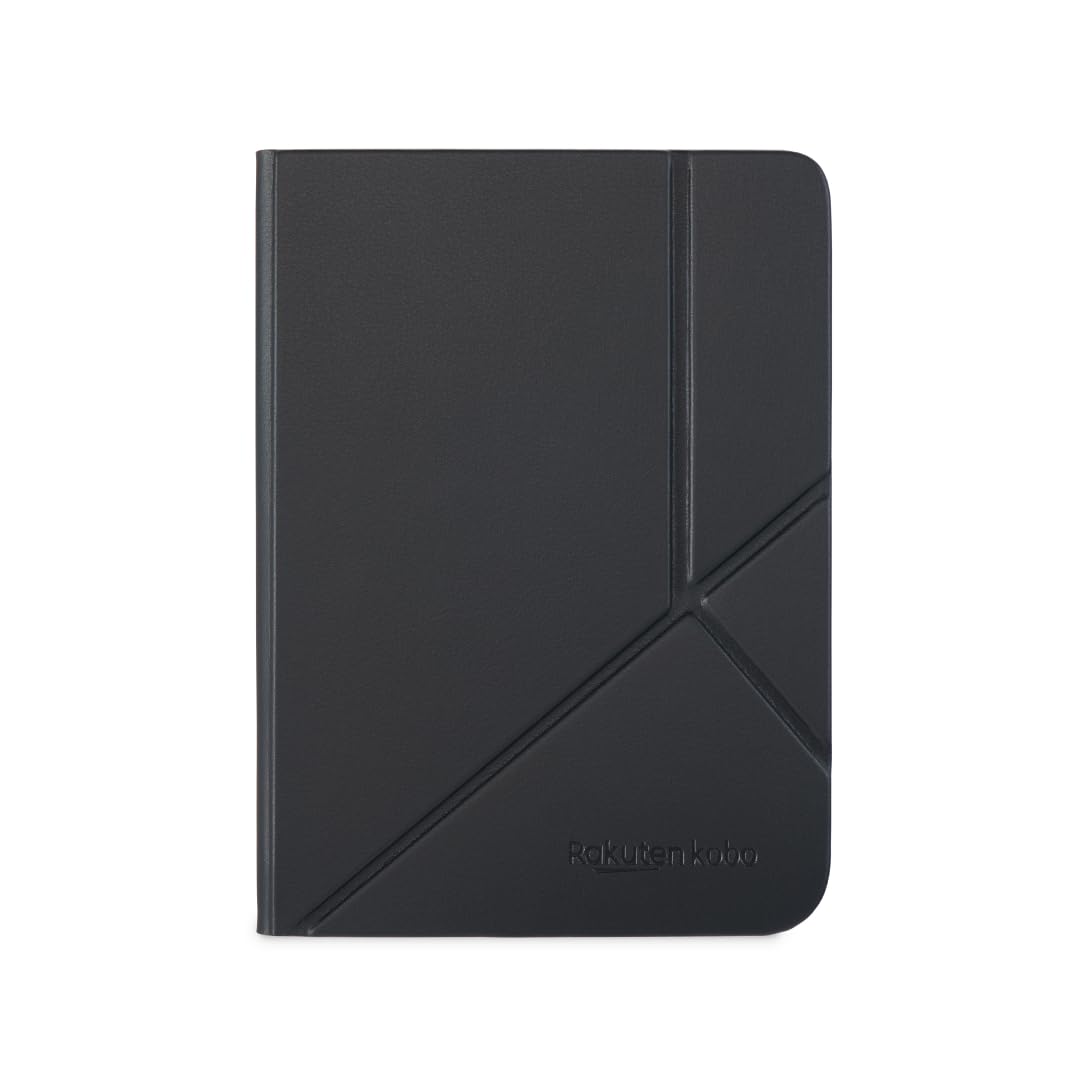 Kobo Clara Colour/BW SleepCover Case | Black | Sleep/Wake Technology | Built-In 2-Way Stand | Vegan Leather | Compatible with 6? Kobo Clara Colour/BW