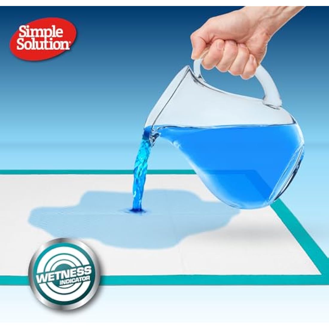 Simple Solution Absorbent Premium Dog and Puppy Training Pads -Pack of 14