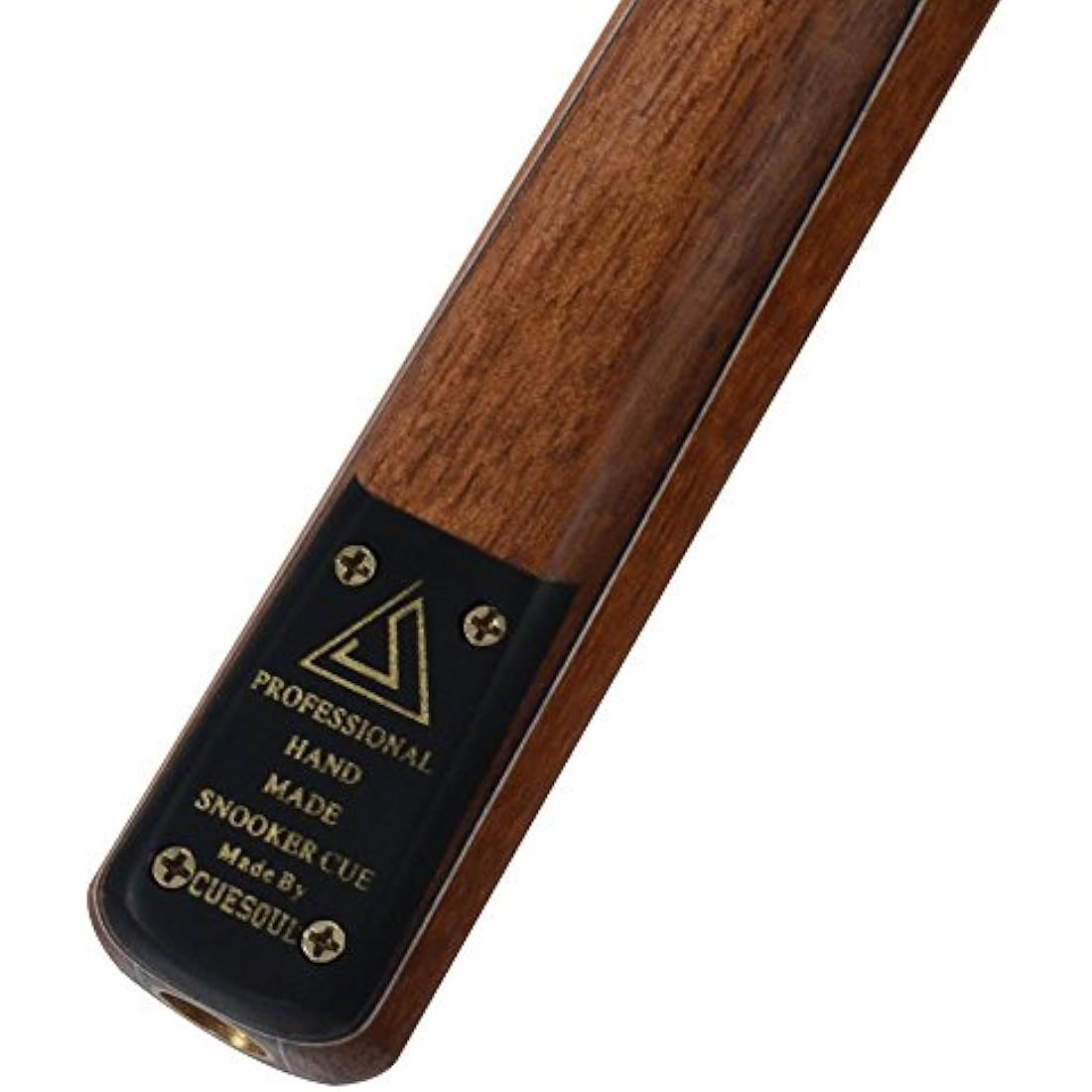 CUESOUL Classic Handmade 57 inches 18oz Rosewood 3/4 Jointed Snooker Billiard Pool Cue with Case, rosewood Butts and leathertte Protective Cue Case-9.5mm Tip Snooker Cue Set