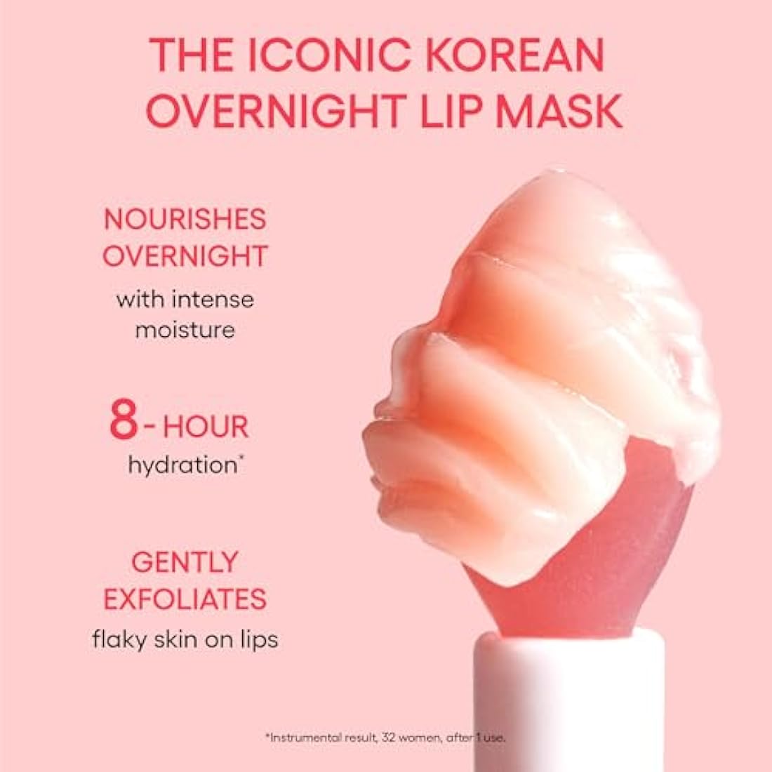 LANEIGE Lip Sleeping Mask, Grapefruit: Nourishing Overnight Lip Treatment with Vitamin C, Shea & Murumuru Butter for Hydrating Dry, Flaky Lips