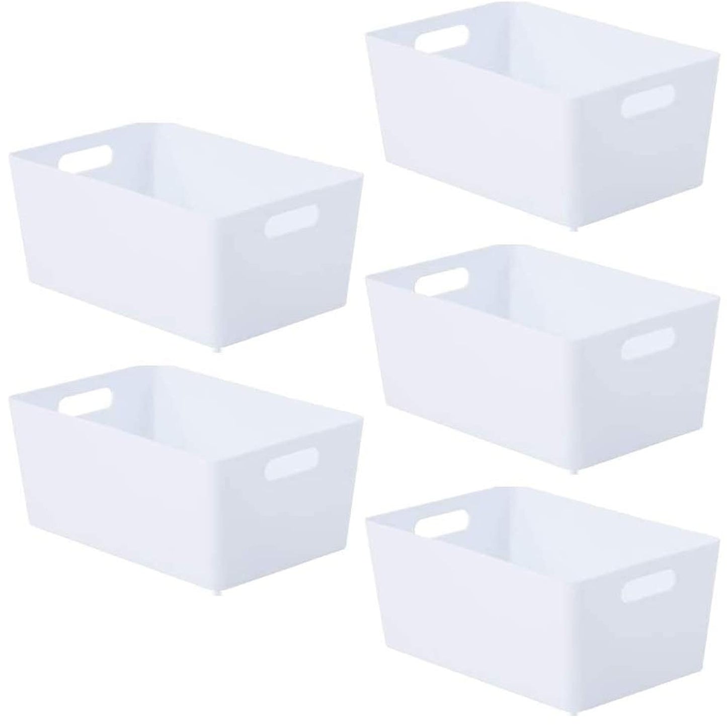 Niftii Storage Boxes | Kitchen Storage & Organisation Baskets 5-Pack 3.9L