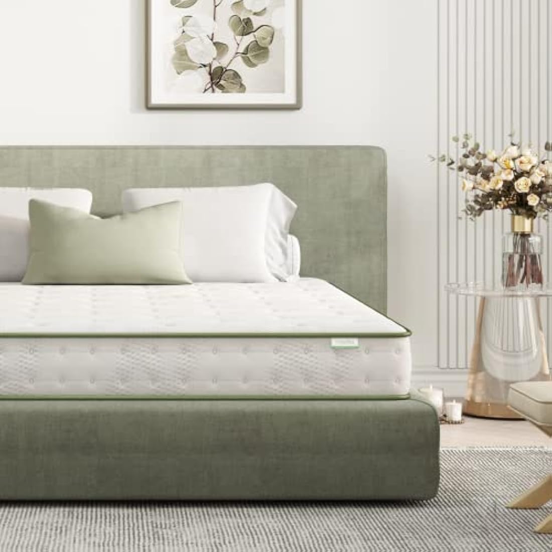 Novilla Gel Memory Foam Pocket Sprung Mattress, 7 Inch Single Mattress Medium Firm, 3FT Hybrid Mattress with Skin-friendly Oeko-tex Fabric and Breathable CertiPUR-US Foam 90x190x18cm