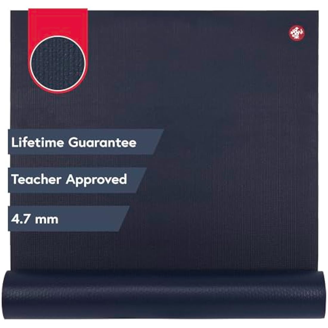 Manduka PROlite Yoga Mat - 1 Teacher Recommended, Grippy Textured 6mm ultra-dense, Hot Yoga Workout, Studio at Home Pilates