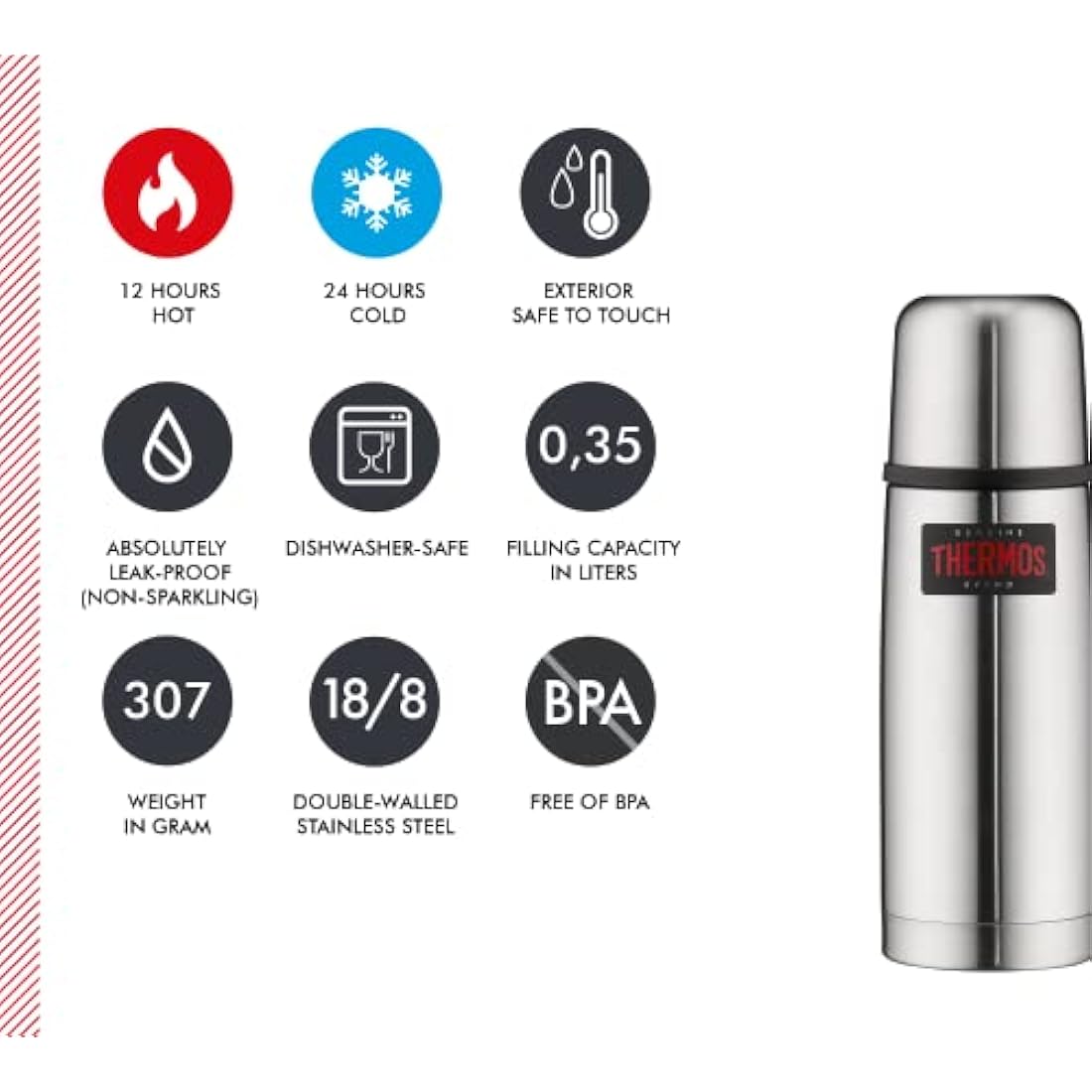 Thermos Light and Compact Flask 350ml
